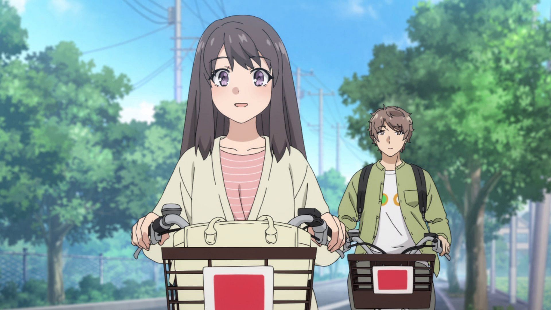 Sakuta and Uzuki as seen in Rascal Does Not Dream of Santa Claus episode 2 (Image via Studio CloverWorks)